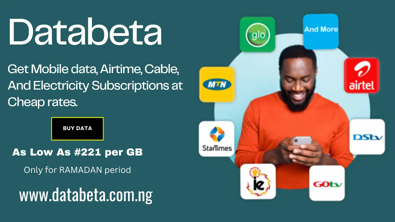 Databeta &#8211;  Buy Cheap Data, Airtime &#038; Cable Subscription